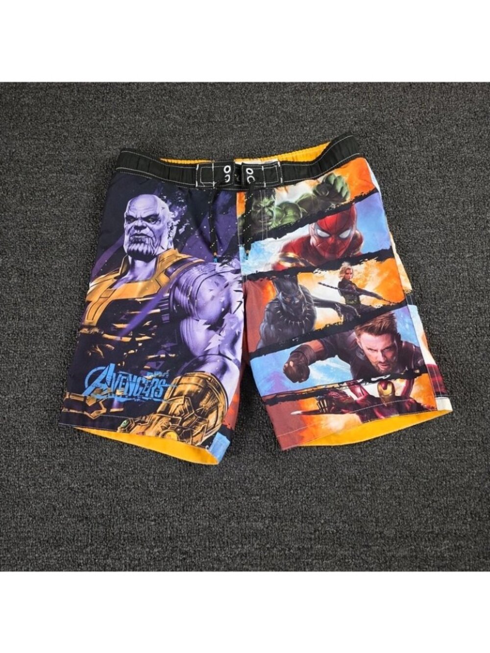 Marvel Avengers Infinity War Boys Swim Trunks Size 8